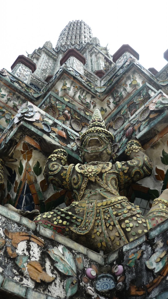 détail temple wat arun bangkok