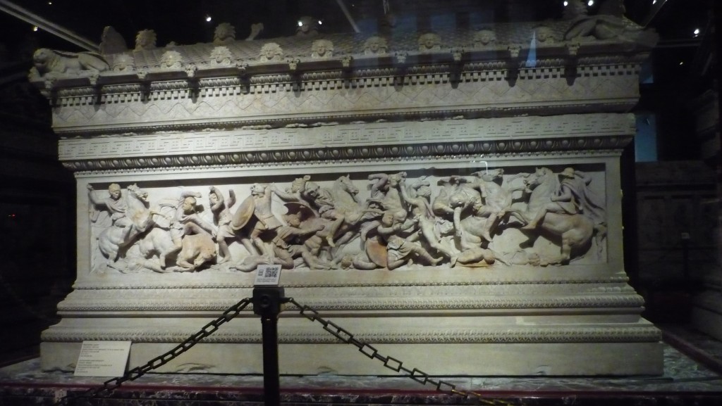 sarcophage d'alexandre le grand à istanbul